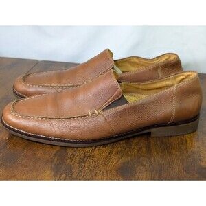 Sandro Moscoloni Leather Slip On Loafer Tan  Men Size  11.5 D